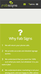 Mobile Screenshot of fabsigns.com.au
